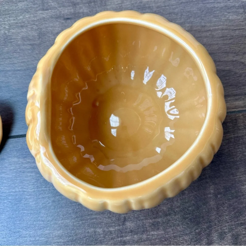 Williams Sonoma Harvest Pumpkin Individual Soup Bowl with matching Lid